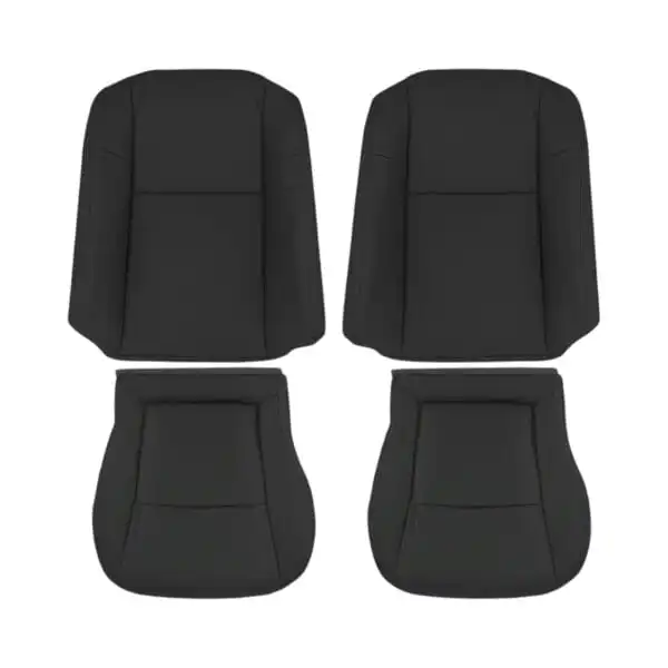 Honda Pilot (1st Generation) 2003-2005 Black Leather Driver and Passenger Top and Bottom OEM-Style Replacement Seat Cover Honda Pilot 2003-2005 | OEM-Replacement Seat Cover