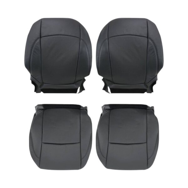 Lexus ES350 2007-2012 XV40 Black Leather Perforated Driver and Passenger Top and Bottom OEM-Style Replacement Seat Cover2 Lexus ES350 2007-2012 | OEM-Replacement Seat Cover