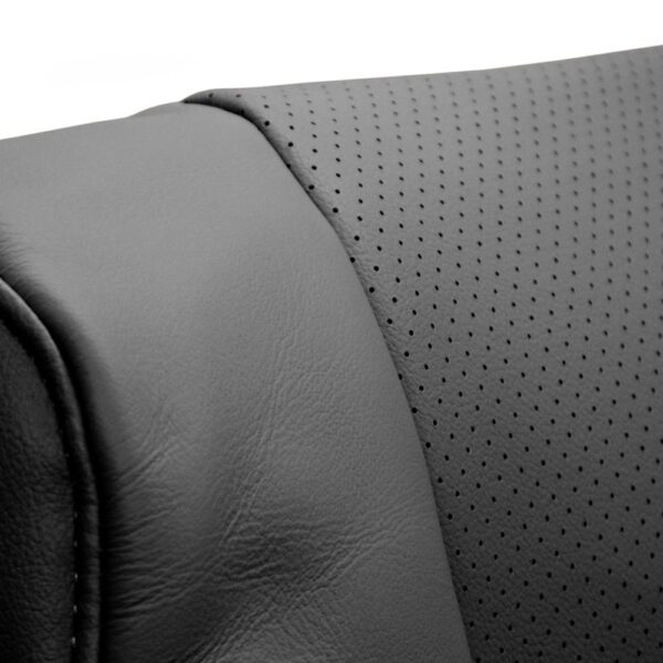 acura-rl-perforated-leather-2005-2008-ebony-black-front-driver-or-passenger-top-oem-replacement-seat-cover-close-view Acura RL 2005-2008 | OEM-Replacement Seat Cover