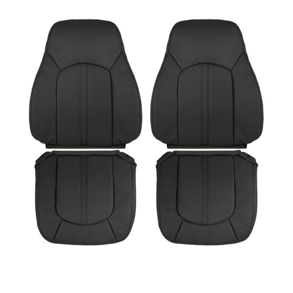 cadillac-cts-cuero-2008-2013-ebony-negro-delantero-conductor-y-pasajero-tapa-y-fondo-oem-reemplazo-asiento-cubierta Cadillac CTS 2008-2013 | Funda de asiento de recambio OEM