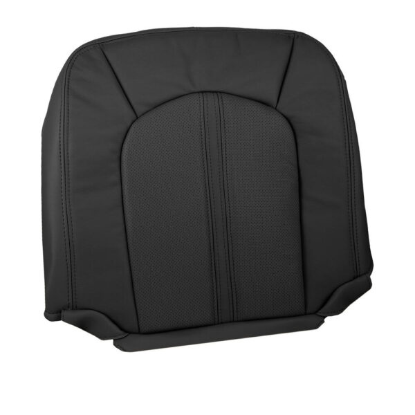 cadillac-cts-cuero-2008-2013-ebony-negro-pasajero delantero-fondo-oem-reemplazo-asiento-cubierta-1 Cadillac CTS 2008-2013 | Funda de asiento de recambio OEM