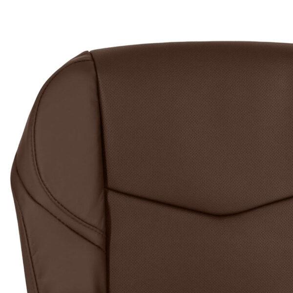 cadillac-escalade-perforated-leather-2015-2020-kona-brown-front-driver-or-passenger-bottom-close-view-oem-replacement-seat-cover Cadillac Escalade 2015-2020 | OEM-Replacement Seat Cover