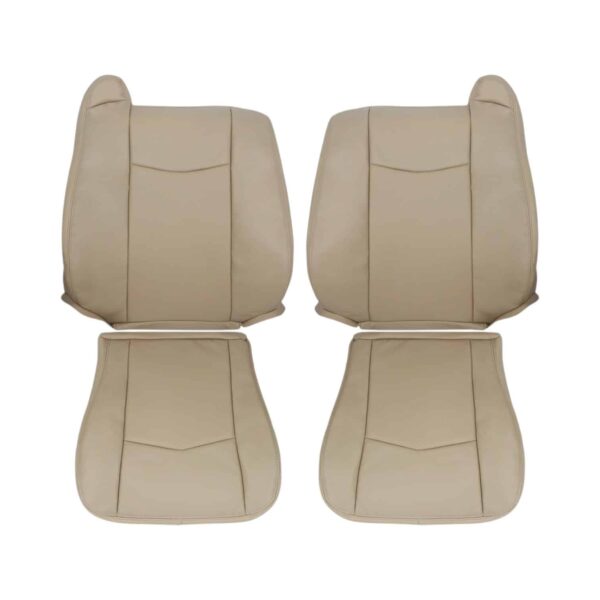 cadillac-srx-perforated-leather-2004-2009-light-cashmere-driver-and-passenger-top-and-bottom-oem-replacement-seat-cover2 Cadillac SRX 2004-2009 | OEM-Reemplazo Funda de asiento