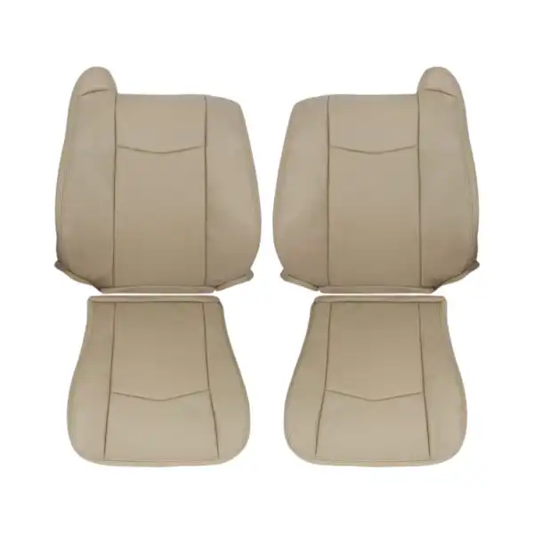 cadillac-srx-perforated-leather-2004-2009-light-cashmere-driver-and-passenger-top-and-bottom-oem-replacement-seat-cover2 Cadillac SRX 2004-2009 | OEM-Replacement Seat Cover