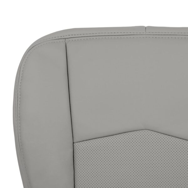 cadillac-srx-perforated-leather-2004-2009-light-grey-driver-or-passenger-bottom-close-view-oem-replacement-seat-cover-1 Cadillac SRX 2004-2009 | OEM-Reemplazo Funda de asiento