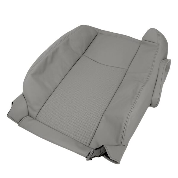 cadillac-srx-perforated-leather-2004-2009-light-grey-driver-top-oem-replacement-seat-cover-3 Cadillac SRX 2004-2009 | OEM-Reemplazo Funda de asiento