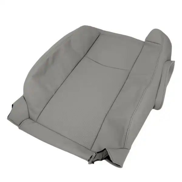 cadillac-srx-perforated-leather-2004-2009-light-grey-driver-top-oem-replacement-seat-cover-3 Cadillac SRX 2004-2009 | OEM-Replacement Seat Cover
