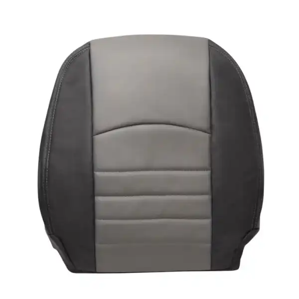 dodge-ram-leatherette-2009-2012-2-tone-medium-gray-stone-and-dark-slate-gray-front-driver-top-oem-replacement-seat-cover Dodge Ram 2009-2012 | Funda de asiento de recambio OEM