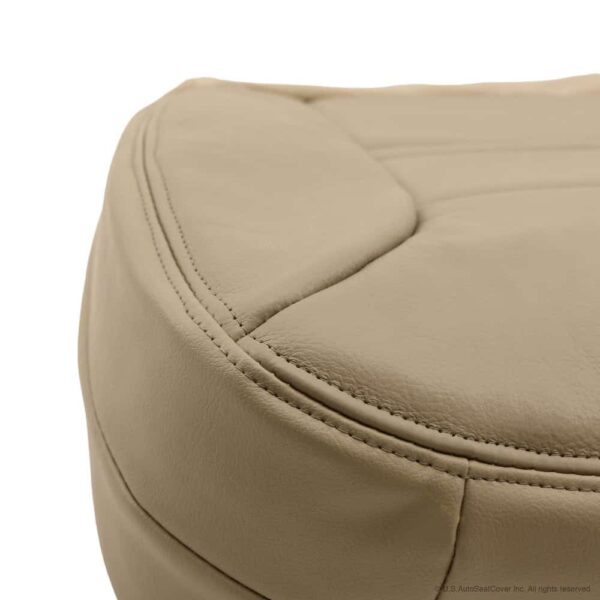 ford-excursion-2000-2001-medium-parchment-tan-driver-or-passenger-bottom-oem-replacement-seat-cover-close-view Ford Excursion 2000-2001 | OEM-Replacement Seat Cover