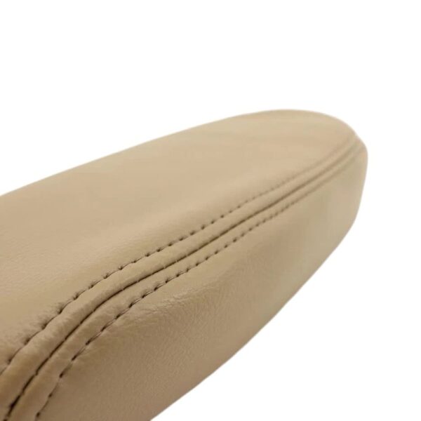 ford-excursion-2000-2001-medium-parchment-tan-front-armrest-oem-replacement-seat-cover-close-view Ford Excursion 2000-2001 | OEM-Replacement Armrest Cover