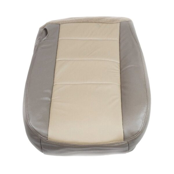 ford-excursion-leather-2002-2005-eddie-bauer-2-tone-tan-front-driver-bottom-oem-replacement-seat-cover Ford Excursion 2000-2005 | OEM-Replacement Seat Cover