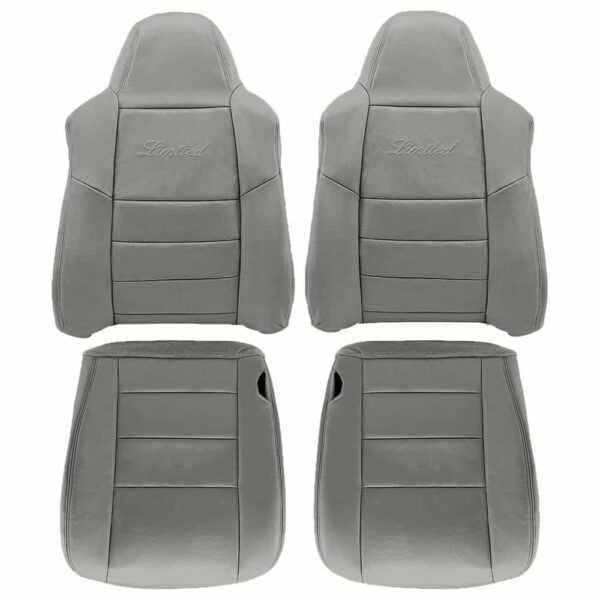 ford-excursion-leather-2002-2005-medium-flint-gray-front-driver-and-passenger-top-and-bottom-oem-replacement-seat-cover Ford Excursion 2000-2005 | OEM-Replacement Seat Cover