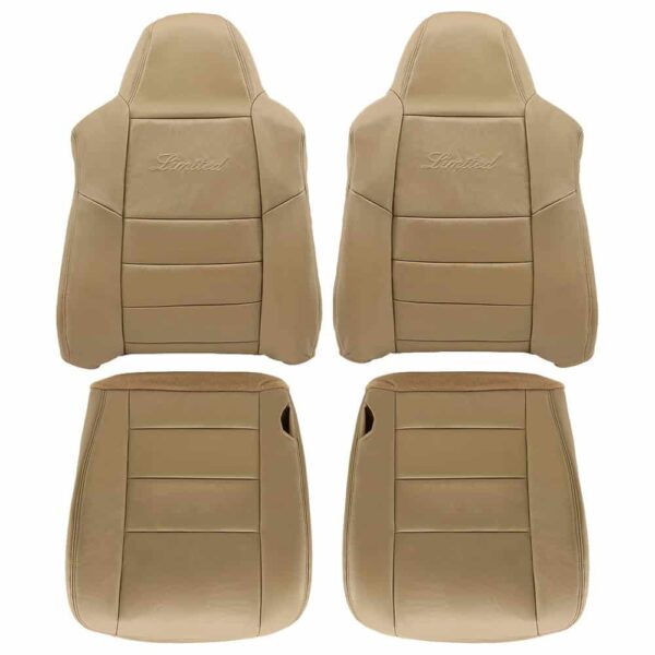 ford-excursion-leather-2002-2005-medium-parchment-tan-front-driver-and-passenger-top-and-bottom-oem-replacement-seat-cover Ford Excursion 2000-2005 | OEM-Replacement Seat Cover