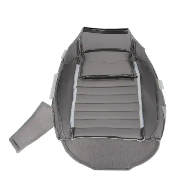 ford-mustang-cuir-perforé-2005-2009-graphite-clair-avant-conducteur-ou-passager-fond-inside-out-view-oem-remplacement-de-siège Ford Mustang 2005-2009 - Housse de siège de remplacement OEM