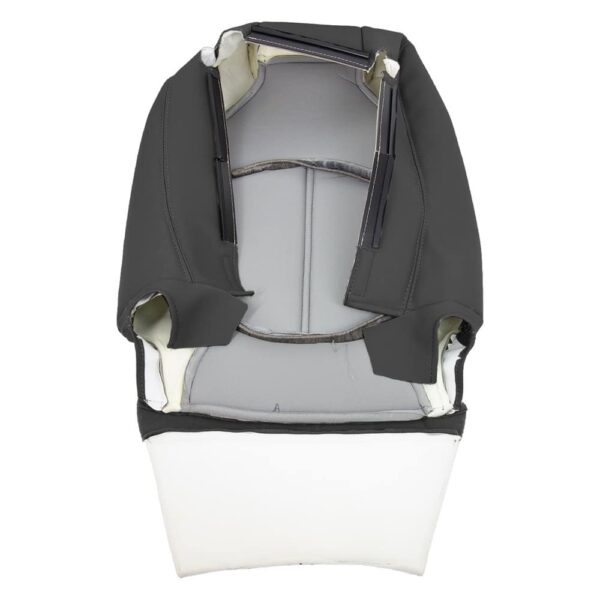 gmc-acadia-cuero-2013-2016-ebony-negro-delantero-conductor-o-pasajero-parte-alta-delantera-oem-reemplazo-asiento-cubierta-1 GMC Acadia 2013-2016 (2-Panel) | OEM-Reemplazo Funda de Asiento