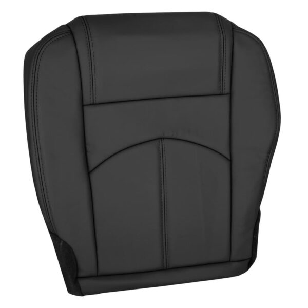 gmc-acadia-cuero-2013-2016-ebony-negro-pasajero delantero-fondo-oem-reemplazo-tapa-asiento GMC Acadia 2013-2016 (2-Panel) | OEM-Reemplazo Funda de Asiento