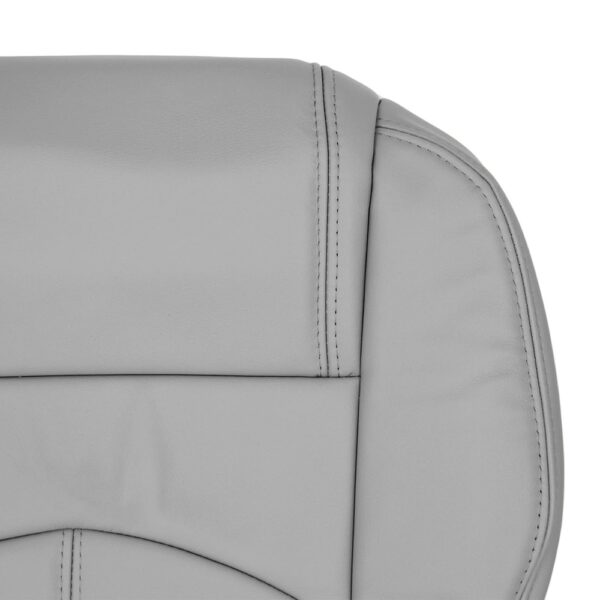 gmc-acadia-cuero-2013-2016-titanio-ligero-delantero-conductor-o-pasajero-inferior-cerrado-vista-oem-reemplazo-asiento-cubierta GMC Acadia 2013-2016 (2-Panel) | OEM-Reemplazo Funda de Asiento