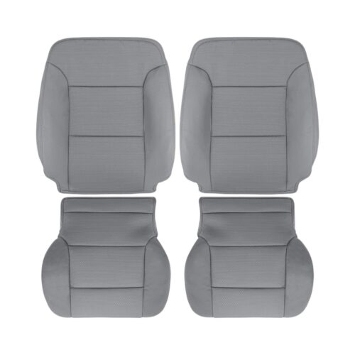 gmc-sierra-cloth-2014-2019-gris-obscur-gris-conducteur-et-passager-haut-et-bas-oem-remplacement-siège2 GMC Sierra 2014-2019 | Housse de siège de remplacement OEM