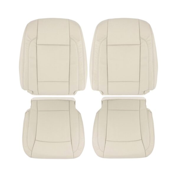 hyundai-genesis-perforated-leather-2009-2014-cashmere-front-driver-and-passenger-top-and-bottom-oem-replacement-seat-cover2 Hyundai Genesis G80 2009-2014 | OEM-Replacement Seat Cover