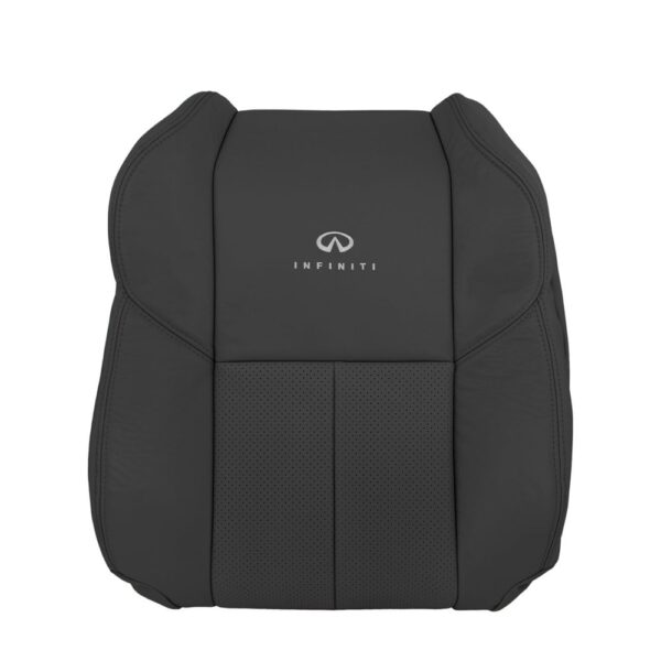 infiniti-g35-coupe-perforated-leather-2003-2007-graphite-black-front-driver-top-oem-replacement-seat-cover-6 Infiniti G35 (V35) Coupe 2003-2007 | OEM-Replacement Seat Cover