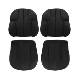 jeep grand cherokee leather 1999 2001 agate front driver and passenger top and bottom oem replacement seat cover2