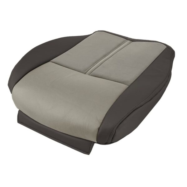 jeep-grand-cherokee-cuir-avec-inserts-suede-2006-2007-2-tone-slate-gray-front-driver-bottom-oem-replacement-seat-cover Jeep Grand Cherokee 2006-2007 | Housse de siège de remplacement OEM (suède)