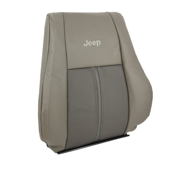 jeep-grand-cherokee-piel-perforada-2006-2007-2-tone-light-graystone-dark-khaki-passenger-front-top-oem-replacement-seat-cover-2 Jeep Grand Cherokee 2006-2007 | Funda de asiento de recambio OEM