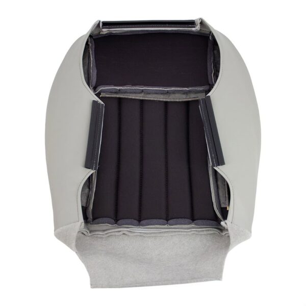 jeep-liberty-cuir-2005-2007-gris clair-avant-conducteur-ou-passager-fond-oem-remplacement-couverture-de-siège-inside-out-view Jeep Liberty Limited 2005-2007 - Housse de siège de remplacement OEM