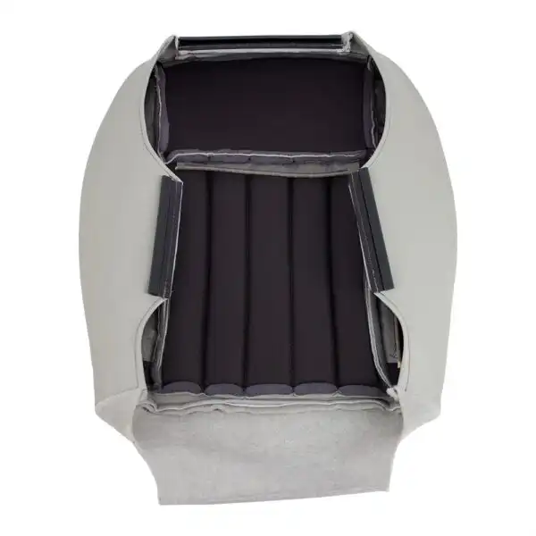 jeep-liberty-leather-2005-2007-light-graystone-front-driver-or-passenger-bottom-oem-replacement-seat-cover-inside-out-view Jeep Liberty Limited 2005-2007 | OEM-Replacement Seat Cover