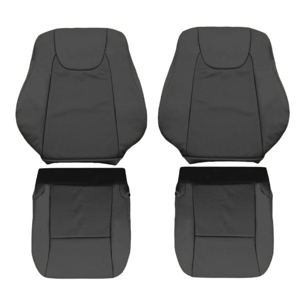 lexus-rx350-rx450-cuir perforé-2010-2015-noir-avant-conducteur-et-passager-top-et-bottom-oem-replacement-seat-cover Lexus RX350 2010-2015 - Housse de siège de remplacement OEM
