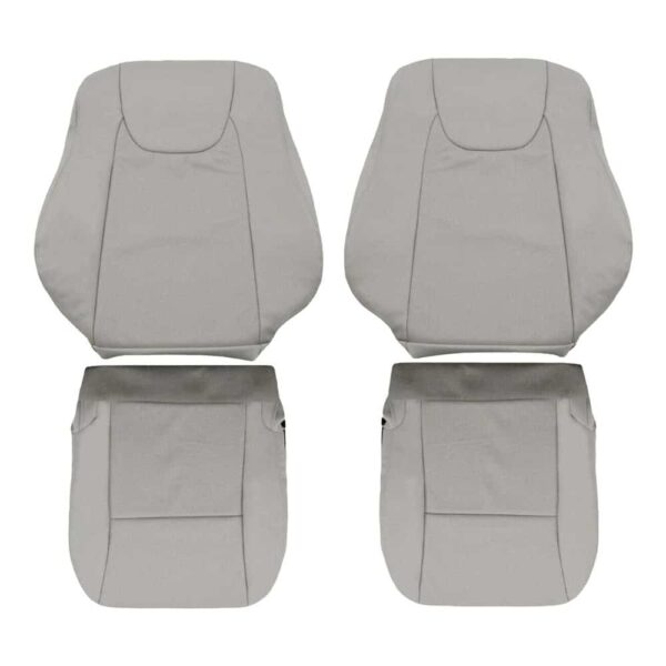 lexus-rx350-rx450-cuir-perforé-2010-2015-gris-clair-avant-conducteur-et-passager-top-and-bottom-oem-replacement-seat-cover Lexus RX350 2010-2015 - Housse de siège de remplacement OEM