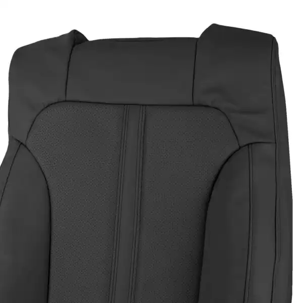 lincoln-mks-perforated-leather-2009-2016-charcoal-black-front-driver-or-passenger-top-close-view-oem-replacement-seat-cover Lincoln MKS 2009-2016 - Housse de siège de remplacement OEM