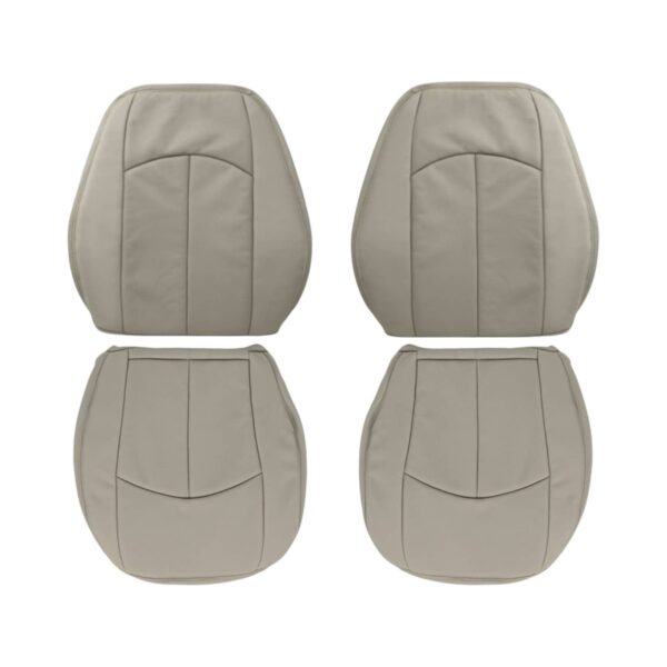 mercedes-benz-e-class-perforated-leather-2002-2009-gray-driver-and-passenger-top-and-bottom-oem-replacement-seat-cover2 Mercedes-Benz E-Class 2002-2009 | OEM-Replacement Seat Cover