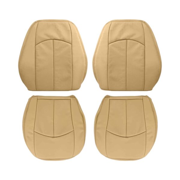 mercedes-benz-e-class-perforated-leather-2002-2009-tan-driver-and-passenger-top-and-bottom-oem-replacement-seat-cover2 Mercedes-Benz E-Class 2002-2009 | OEM-Replacement Seat Cover
