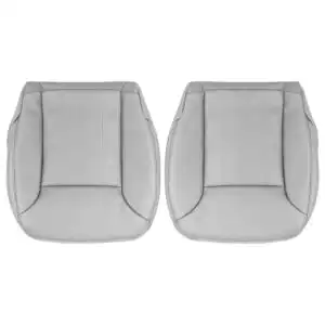 mercedes benz ml leather 2006 2008 ash gray front driver and passenger bottoms oem replacement seat cover
