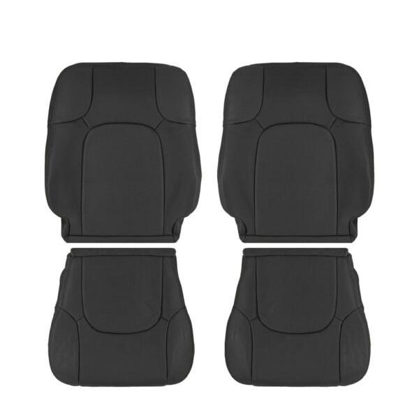 nissan-frontier-perforated-leather-2005-2015-graphite-front-driver-and-passenger-top-and-bottom-oem-replacement-seat-cover Nissan Frontier 2005-2015 | OEM-Replacement Seat Cover