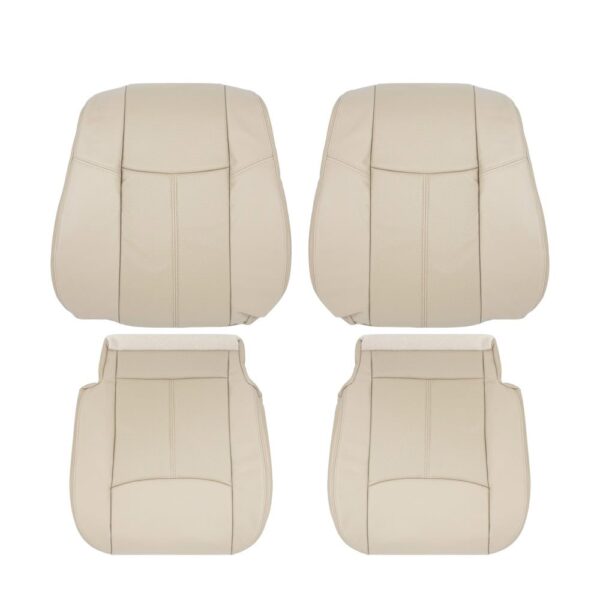nissan-pathfinder-perforated-leather-2013-2020-almond-front-driver-and-passenger-top-and-bottom-oem-replacement-seat-cover Nissan Pathfinder 2013-2020 | OEM-Replacement Seat Cover