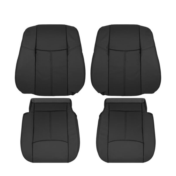 nissan-pathfinder-perforated-leather-2013-2020-charcoal-front-driver-and-passenger-top-and-bottom-oem-replacement-seat-cover Nissan Pathfinder 2013-2020 | OEM-Replacement Seat Cover