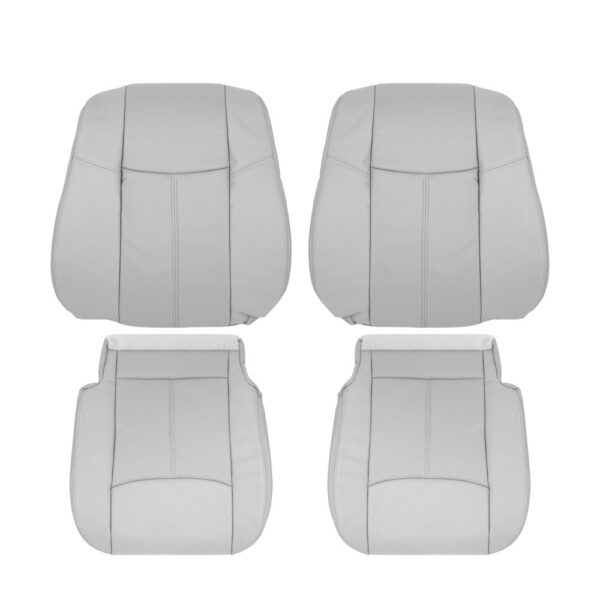 nissan-pathfinder-perforated-leather-2013-2020-gray-front-driver-and-passenger-top-and-bottom-oem-replacement-seat-cover Nissan Pathfinder 2013-2020 | OEM-Replacement Seat Cover
