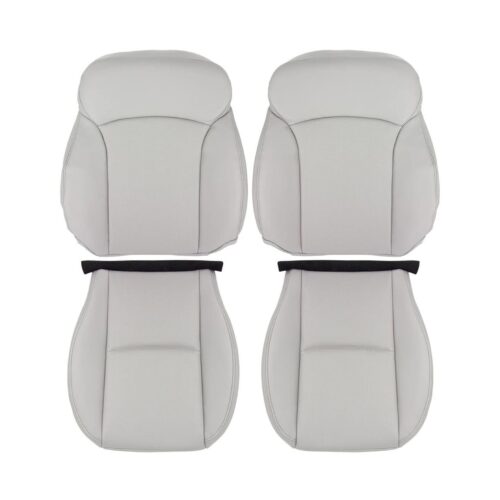 subaru-forester-piel-2014-2016-platino-gris-frontal-del-conductor-y-pasajero-top-y-fondo-oem-reemplazo-asiento-cubierta3 Subaru Forester 2014-2016 | Funda de asiento de recambio OEM