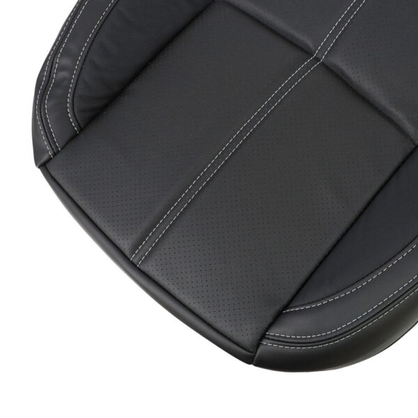 subaru-forester-perforated-leather-2017-2018-black-driver-or-passenger-bottom-close-view-oem-replacement-seat-cover Subaru Forester 2017-2018 | OEM-Replacement Seat Cover