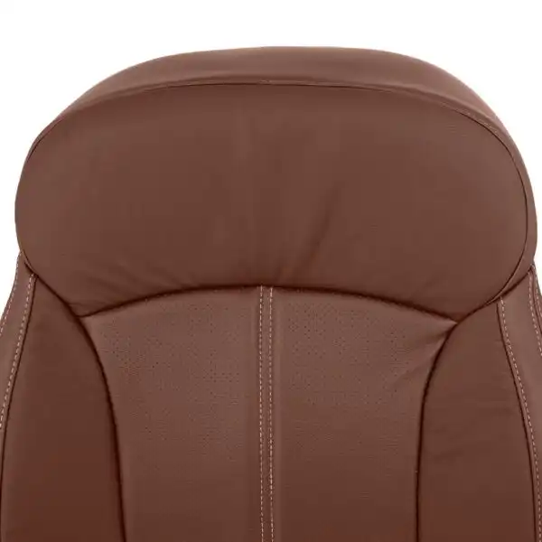 subaru-forester-perforated-leather-2017-2018-saddle-brown-driver-or-passenger-top-close-view-oem-replacement-seat-cover Subaru Forester 2017-2018 | OEM-Replacement Seat Cover