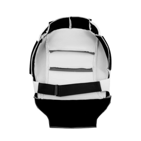 tesla-model-y-leather-2020-2024-white-driver-or-passenger-bottom-inside-out-view-oem-replacement-seat-cover Tesla Model Y 2020-2024 | OEM-Replacement Seat Cover