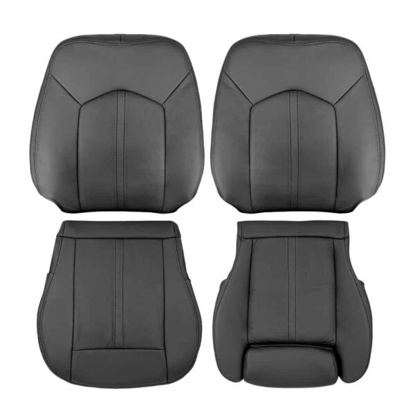 cadillac-srx-leatherette-perforated-2010-2016-ebony-driver-and-passenger-top-and-bottom-oem-replacement-seat-cover Cadillac SRX 2010-2016 | OEM-Replacement Seat Cover (with Leg Extension)
