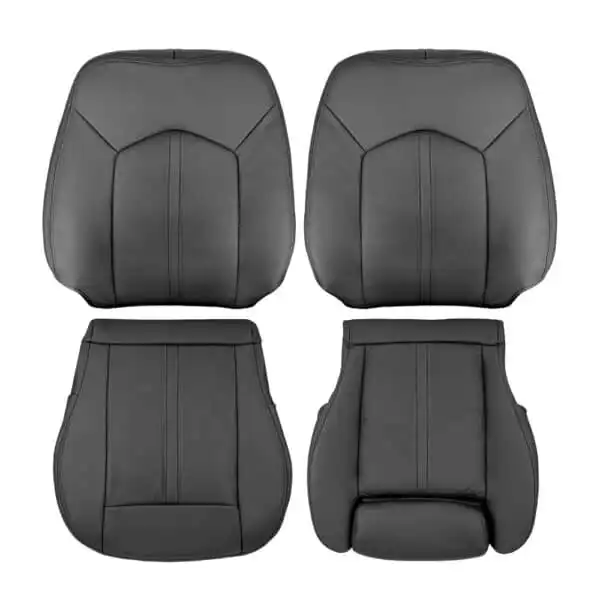 cadillac-srx-piel-perforada-2010-2016-ébano-cubre-asientos-de-sustitución-oem-del-conductor-y-el-pasajero-parte-alta-y-baja Cadillac SRX 2010-2016 | OEM-Reemplazo de la cubierta del asiento (con extensión de la pierna)