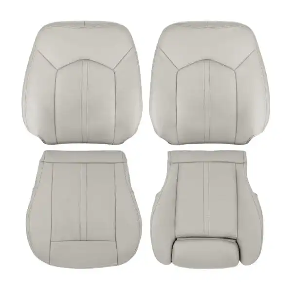 cadillac-srx-tapizado-perforado-2010-2016-shale-conductor-y-pasajero-tapizado-y-tapizado-oem-reemplazo-asiento-cubierta Cadillac SRX 2010-2016 | OEM-Reemplazo de la cubierta del asiento (con extensión de la pierna)
