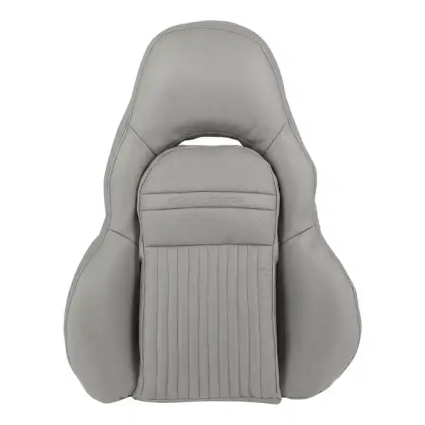 Chevrolet Corvette 1997-2004: funda de asiento de repuesto OEM para el asiento del conductor, de cuero perforado, color gris claro Chevrolet Corvette 1997-2004 | OEM-Reemplazo Funda de asiento