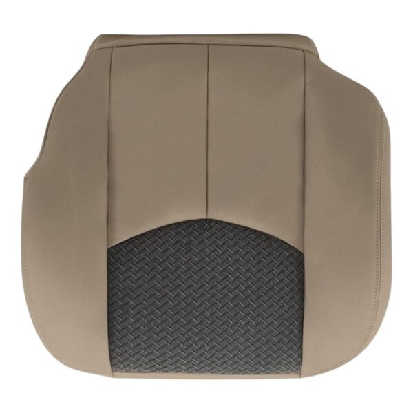 chevrolet-suburban-piel-con-ropa-accesorios-2001-2004-medio-neutro-con-grafito-delantero-conductor-fondo-oem-reemplazo-asiento-cubierta-1 Chevrolet Suburban 2001-2004 | OEM-Reemplazo Funda de asiento
