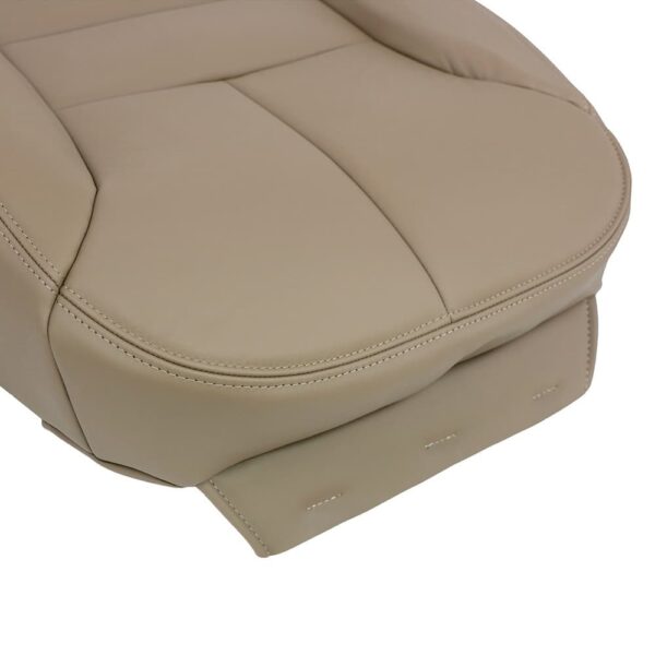 honda-cr-v-leather-2003-2009-saddle-front-driver-or-passenger-bottom-close-view-oem-replacement-seat-cover Honda CR-V 2003-2009 | OEM-Replacement Seat Cover