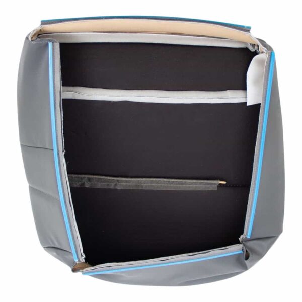 isuzu-npr-leatherette-1995-2006-dark-gray-front-driver-or-passenger-bottom-inside-out-view-oem-replacement-seat-cover ISUZU NPR 1995-2006 | OEM-Replacement Seat Cover